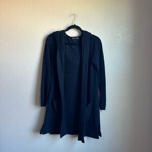 Barefoot dreams oversized fit open hooded sweater